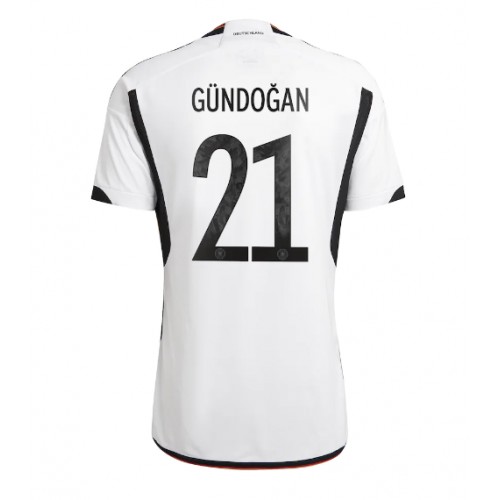 Fotballdrakt Herre Tyskland Ilkay Gundogan #21 Hjemmedrakt VM 2022 Kortermet